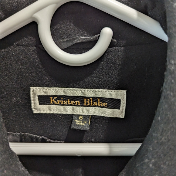 Kristen Blake Wool Blend Trench Coat - Picture 3 of 5